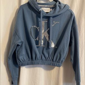 Calvin Klein Jeans brand crop top sweater/pull over